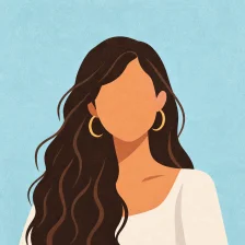 Illustrated portrait of Giulia Simonetti
