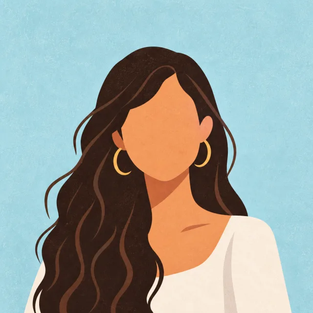 Illustrated portrait of Giulia Simonetti