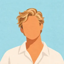 Illustrated portrait of Jonas Keller